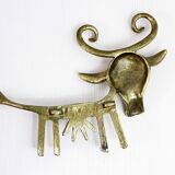 Bronze wall key ring by Walter Bosse