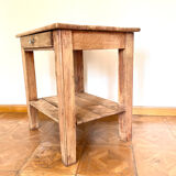 Rough wood anchor log and drawer