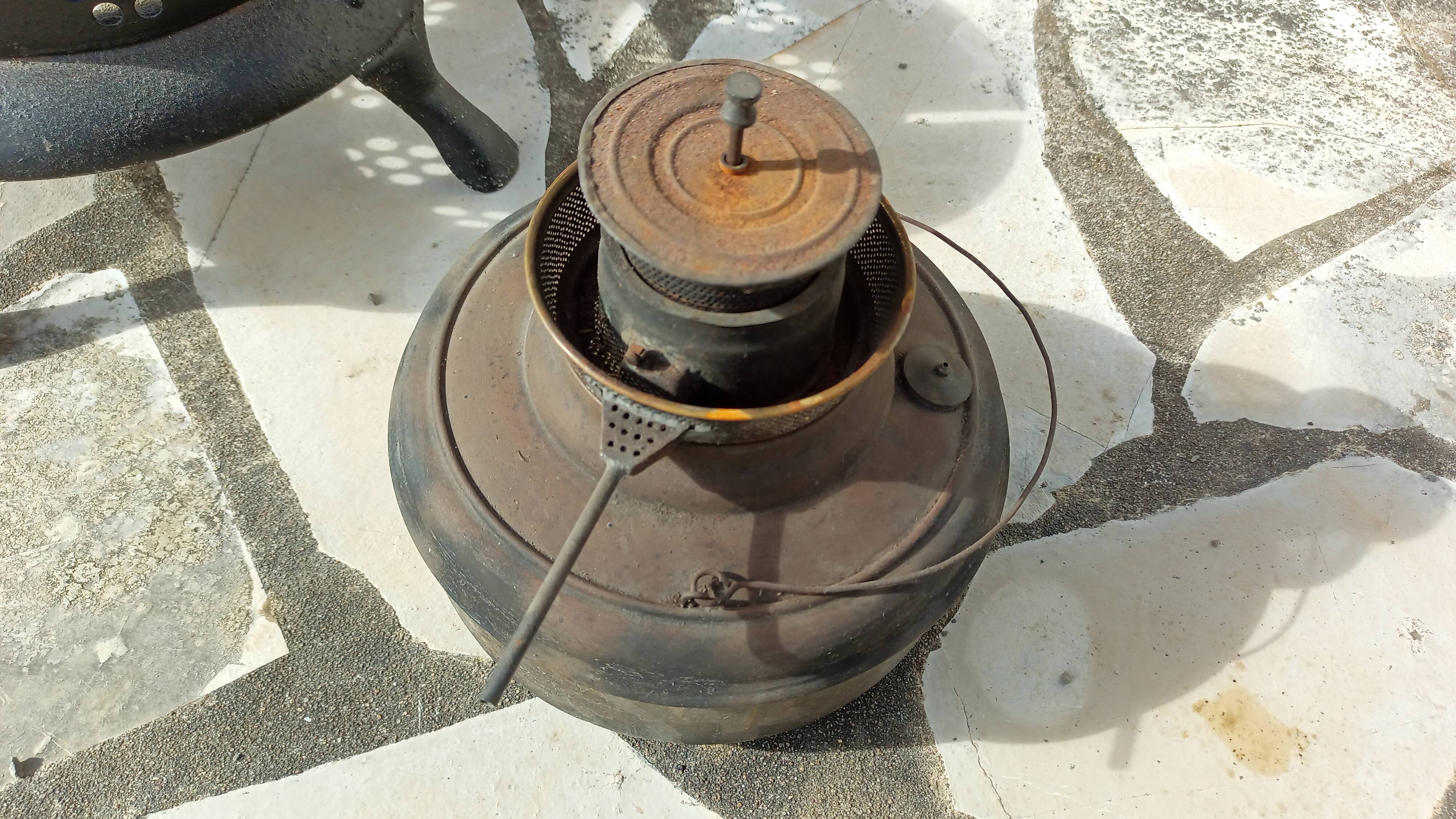 Old oil stove