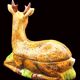 Zoomorphic Terrine of Roe Deer in Barbotine – Michel Caugant (Circa 1970)