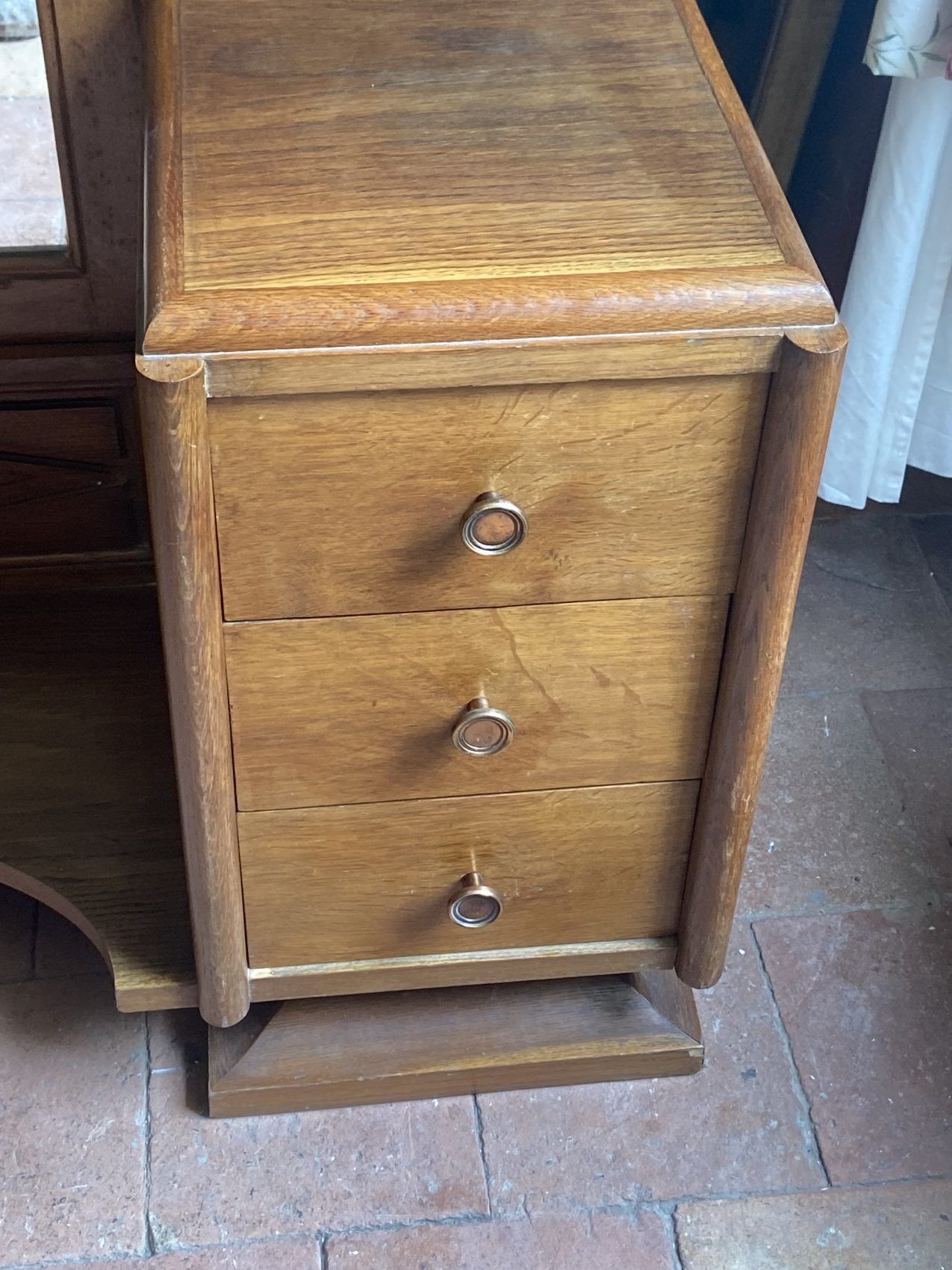Art Deco dressing table in solid oak – 1920s/1930s