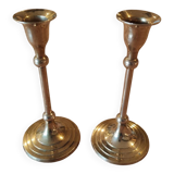 Brass candlesticks