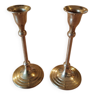 Brass candlesticks