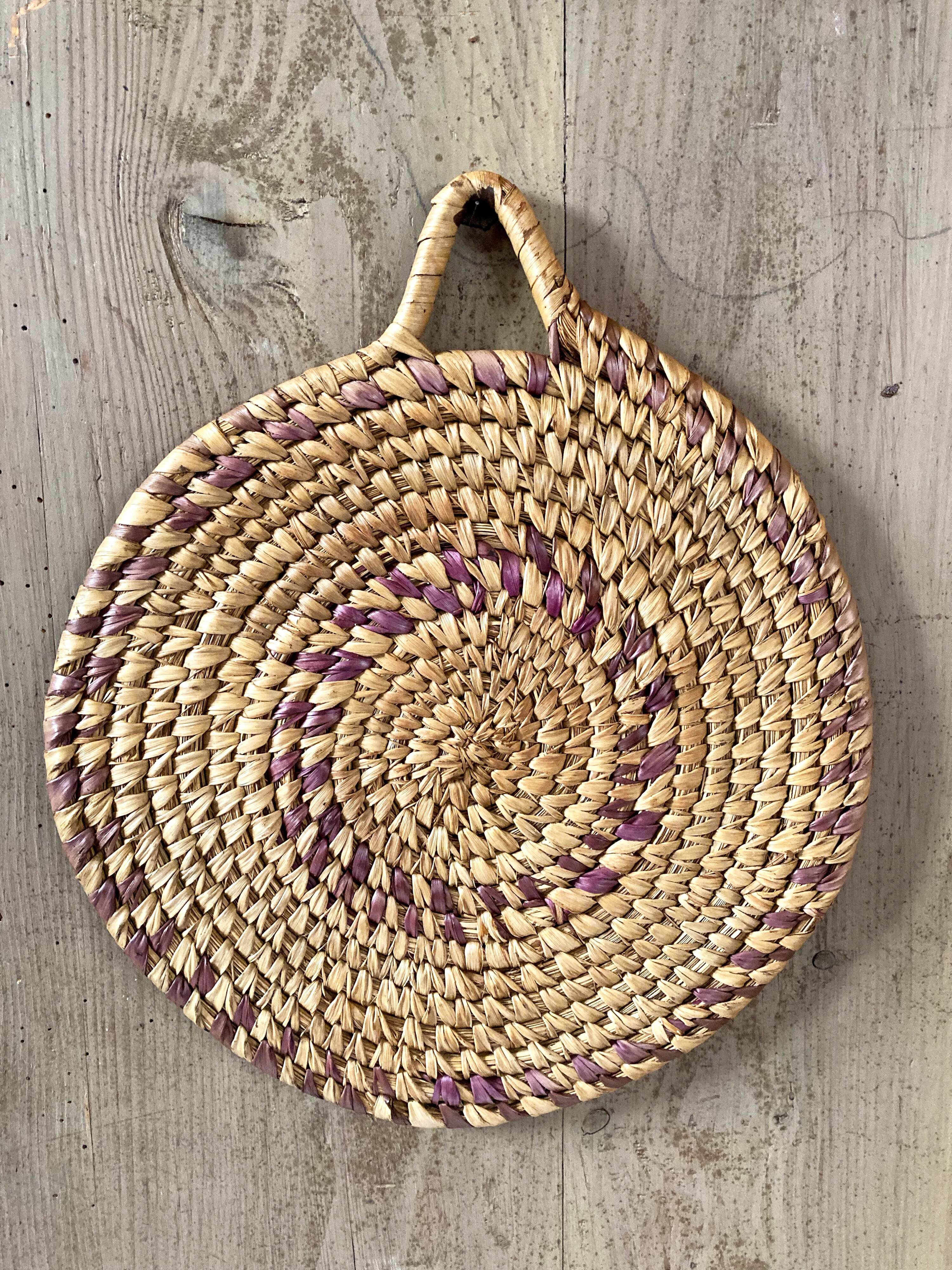 Woven rye trivet