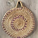 Woven rye trivet