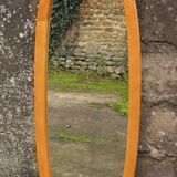 Oval wall mirror 118 x 42 cm