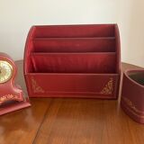 Set of 3 Le Tanneur office accessories