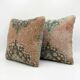 Set of 2 vintage Turkish cushion covers 51x51 cm