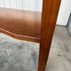 Large console in Calacatta Viola marble & solid cherry wood.