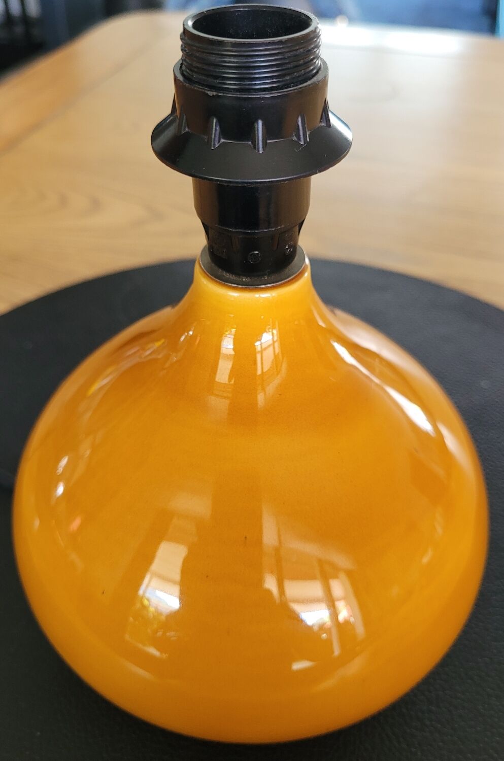 Vintage porcelain lamp foot