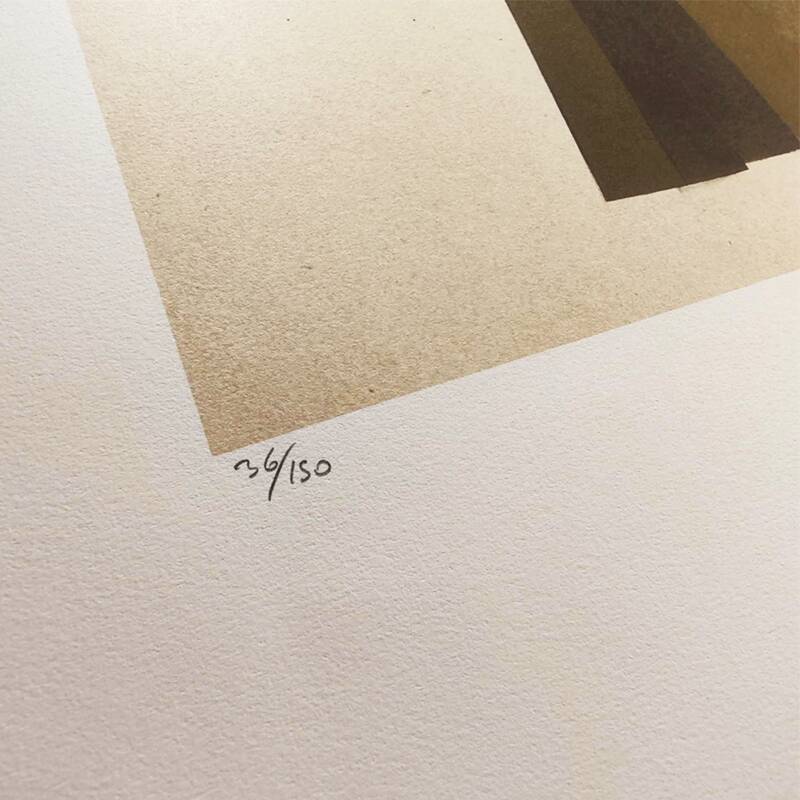 1970s Man Ray Limited Edition Lithograph. Author's signature and Numbered i