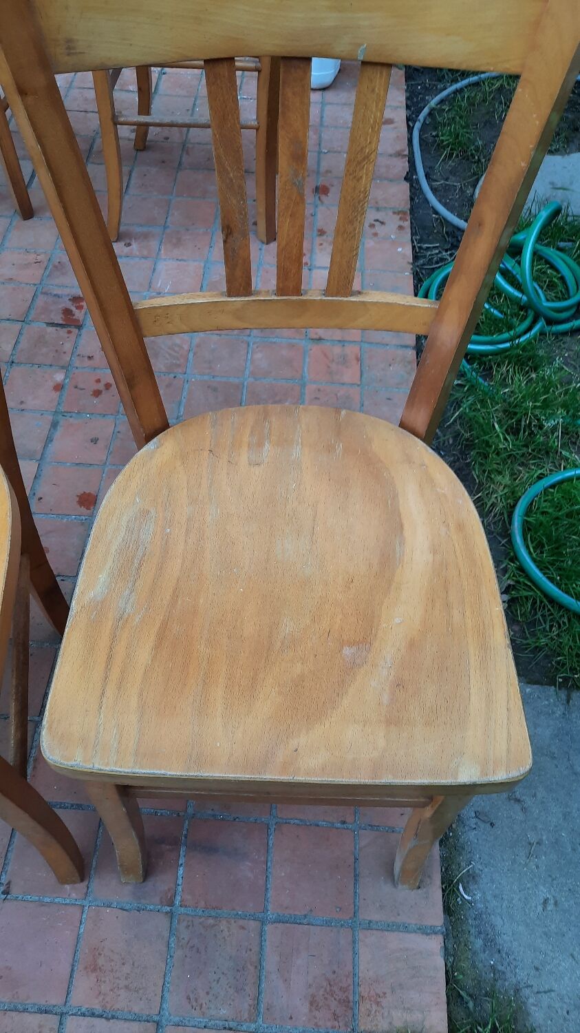 Lot de 8 chaises bistrot