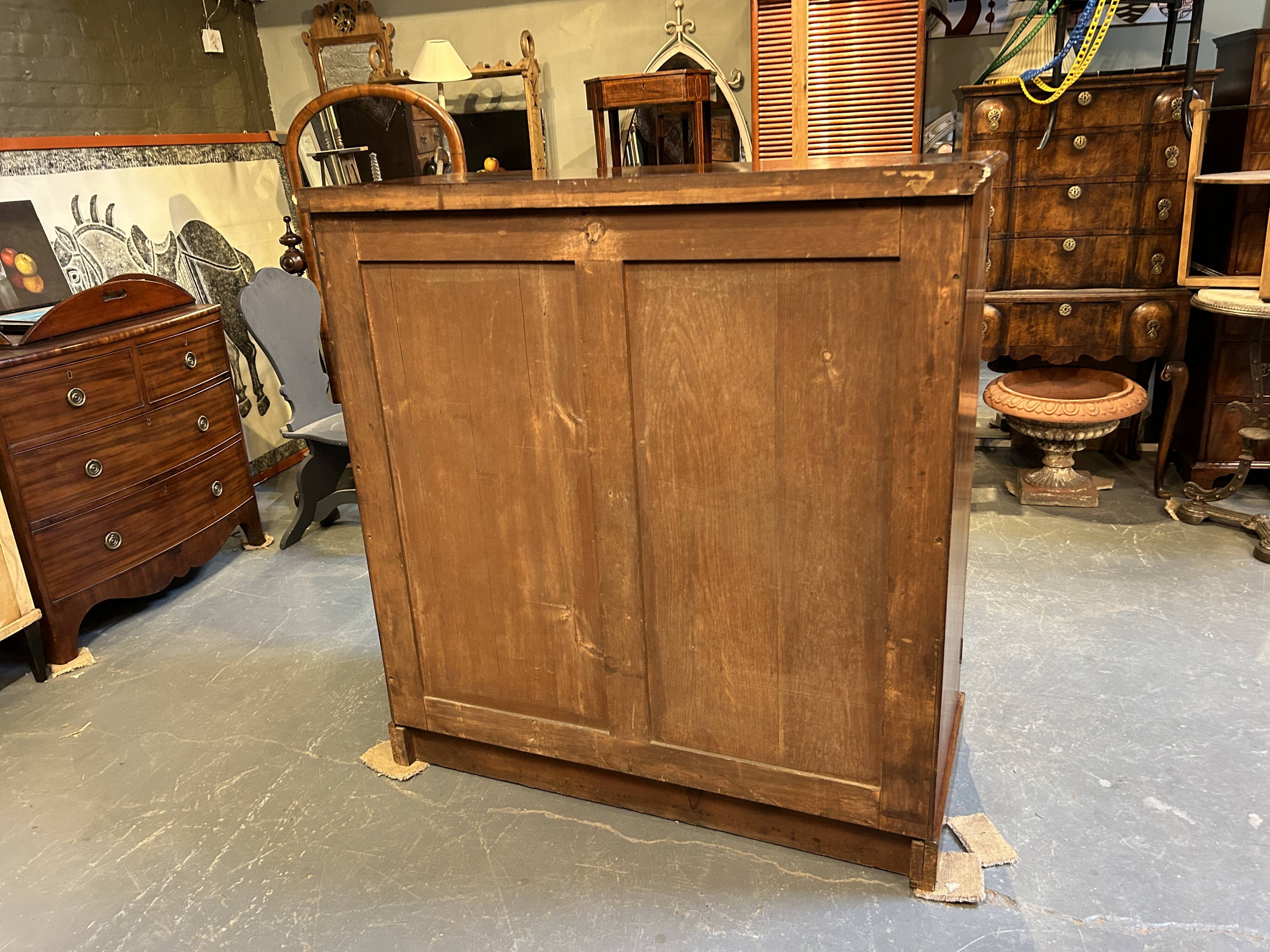 C19th linen press cupboard by Heals