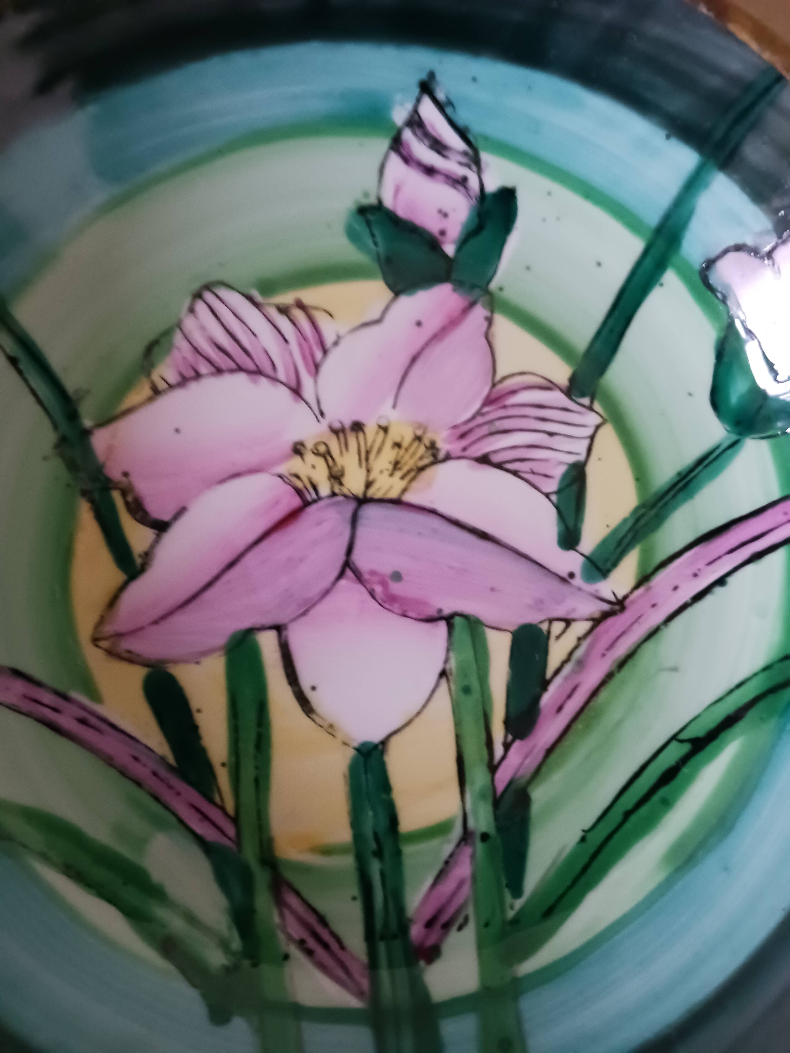 Coupelle de chine , en porcelaine émaillée