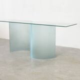 Fiam Marea console table in glass