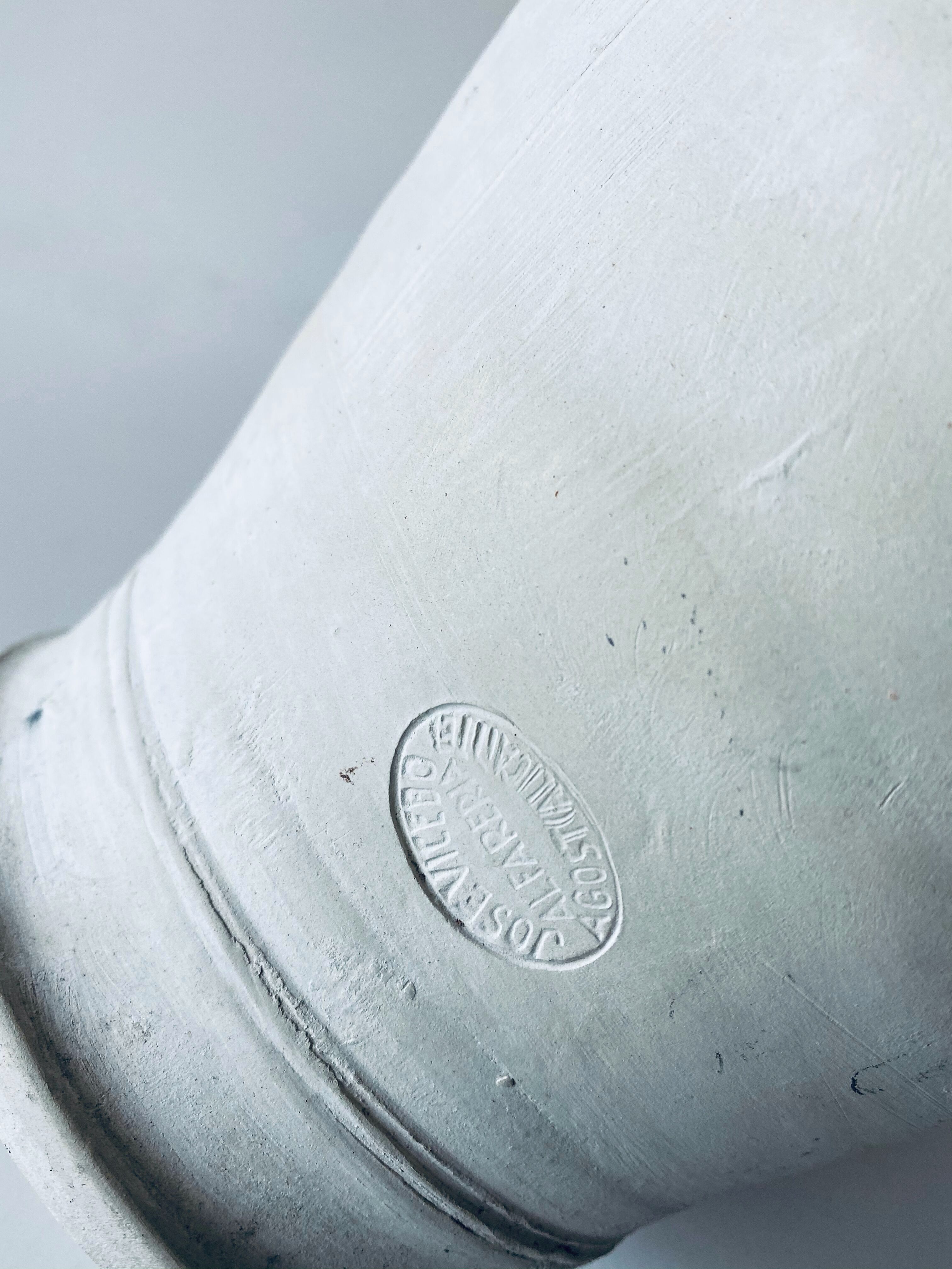 White Spanish bohemian pottery
