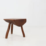 Rustic wooden side table 1920's