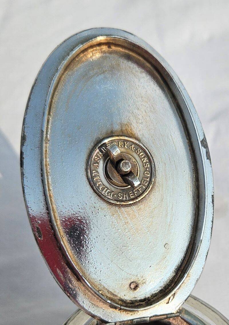 Philip Ashberry & Sons Sheffield English Teapot Art Deco Pattern