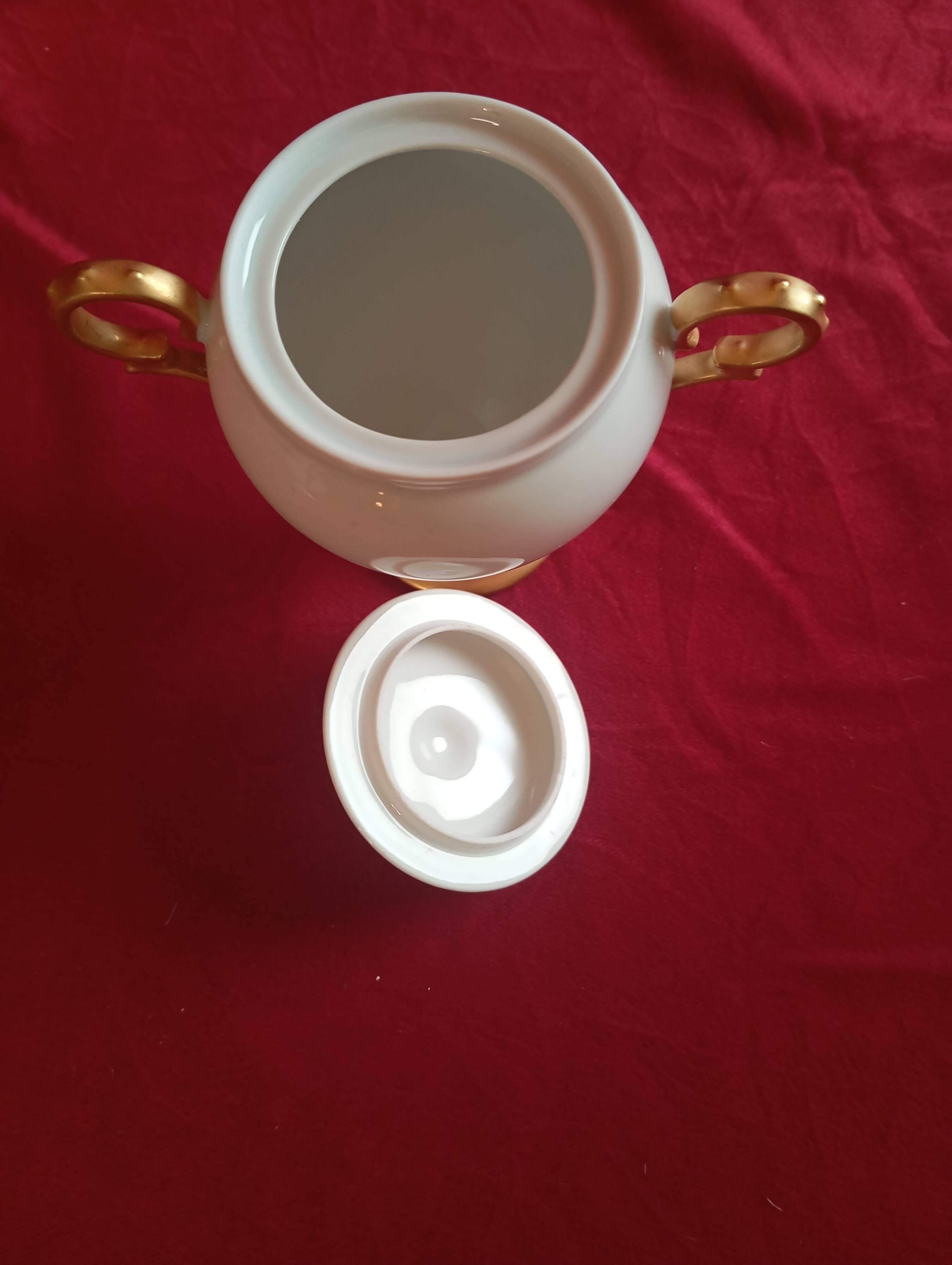 Limoges porcelain sugar bowl