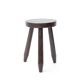 Vintage stool, wooden stool, tripod stool, brutalist, plant stand.