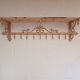 Vintage wrought iron coat rack