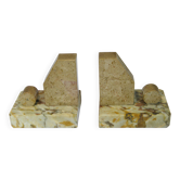 Pair of Marble Bookends from the Art Deco period