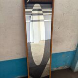 Graphic mirror, Jacques Hitier for Marly brothers. 1960