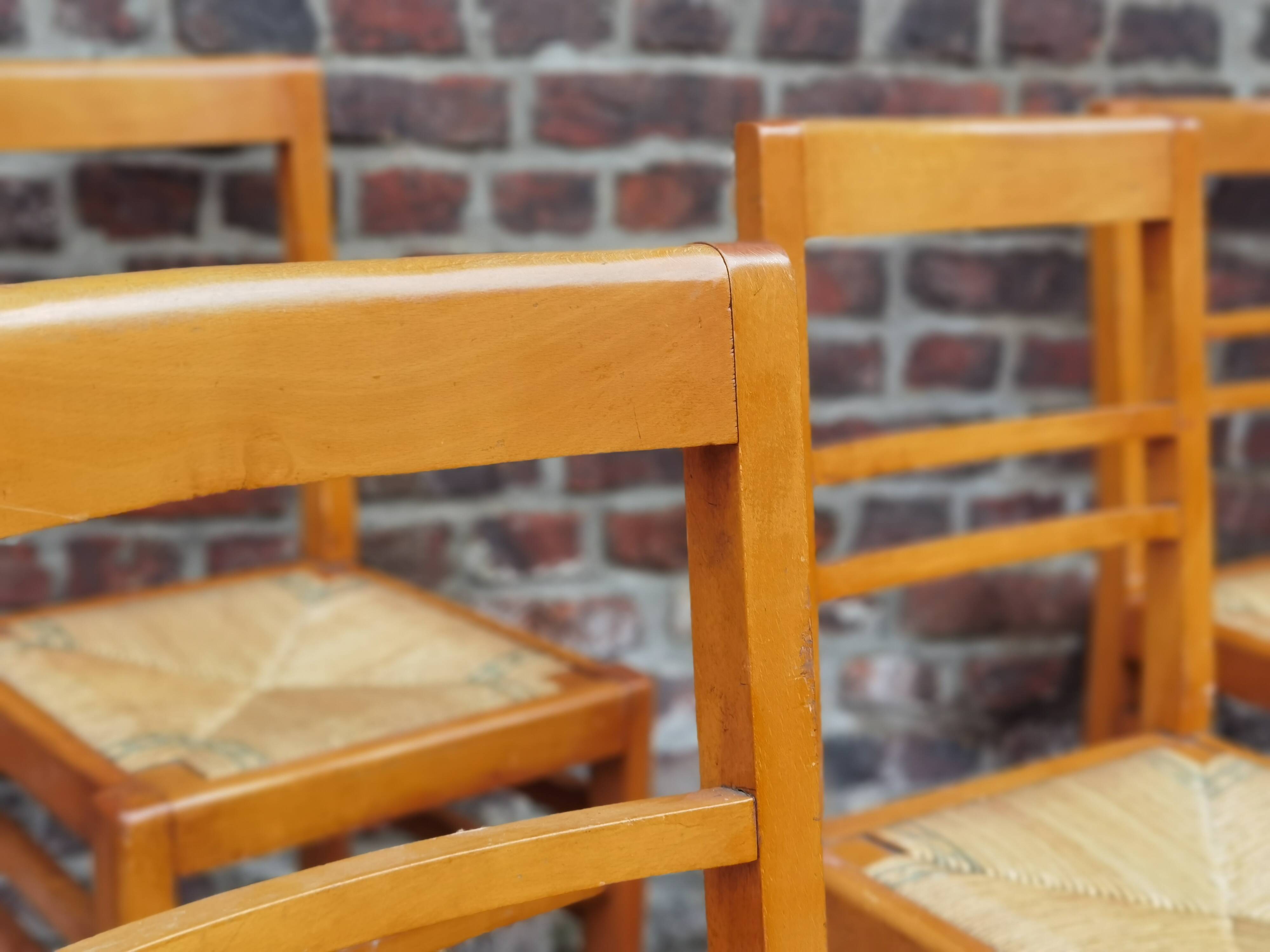 Lot of 6 chairs reconstruction Pierre Cruege