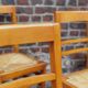 Lot de 6 chaises reconstruction Pierre Cruege