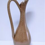 Pitcher sandstone pyrite ochre tone 70s height 40.5 cm