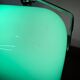 Desk lamp, notary, banker, green opaline, art deco 1930