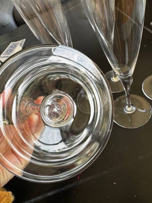 6 flutes à champagne Baccarat