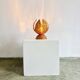 Sculptural Brutalist Table Lamp In Copper By Aimo Tukiainen For Oy Moonlight, Finland 1970S