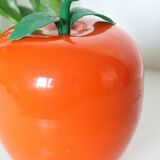 Orange ice bucket, vintage