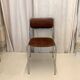 70s chrome metal chairs reupholstered
