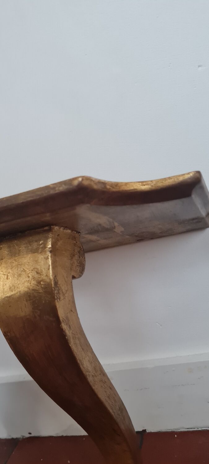 Pair of Florentine wall shelves