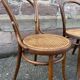 Lot de 4 chaises bistrot dépareillé  bois courbé