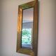 Brutalist brass mirror by Jean Goardere, France, 1970s