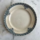 Terre de fer dessert plate St Amand & Hamage Adrianople