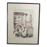 David Roberts - Correo de los Morros or Old Guardhouse, Granada