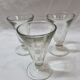 3 verres bistrot de 1930
