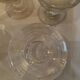 Set of 2 Baccarat crystal champagne glasses