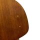 Vintage dining room chair Scandinavian 1960s plywood and teak design