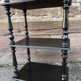 Napoleon III style blackened wood bookcase