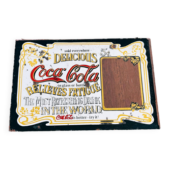 Old mirror advertising Coca Cola early twentieth century