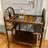 Rattan bar/serving table