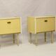 Pair of bedside tables from the middle of the century, 1950s