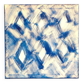 Blue Oil Painting