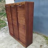 Meuble classeur 3 volets ancien