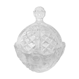 Anna hutte crystal candy or sugar pot